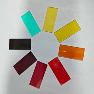 Colored Optical Filter Glass for Beauty Device
