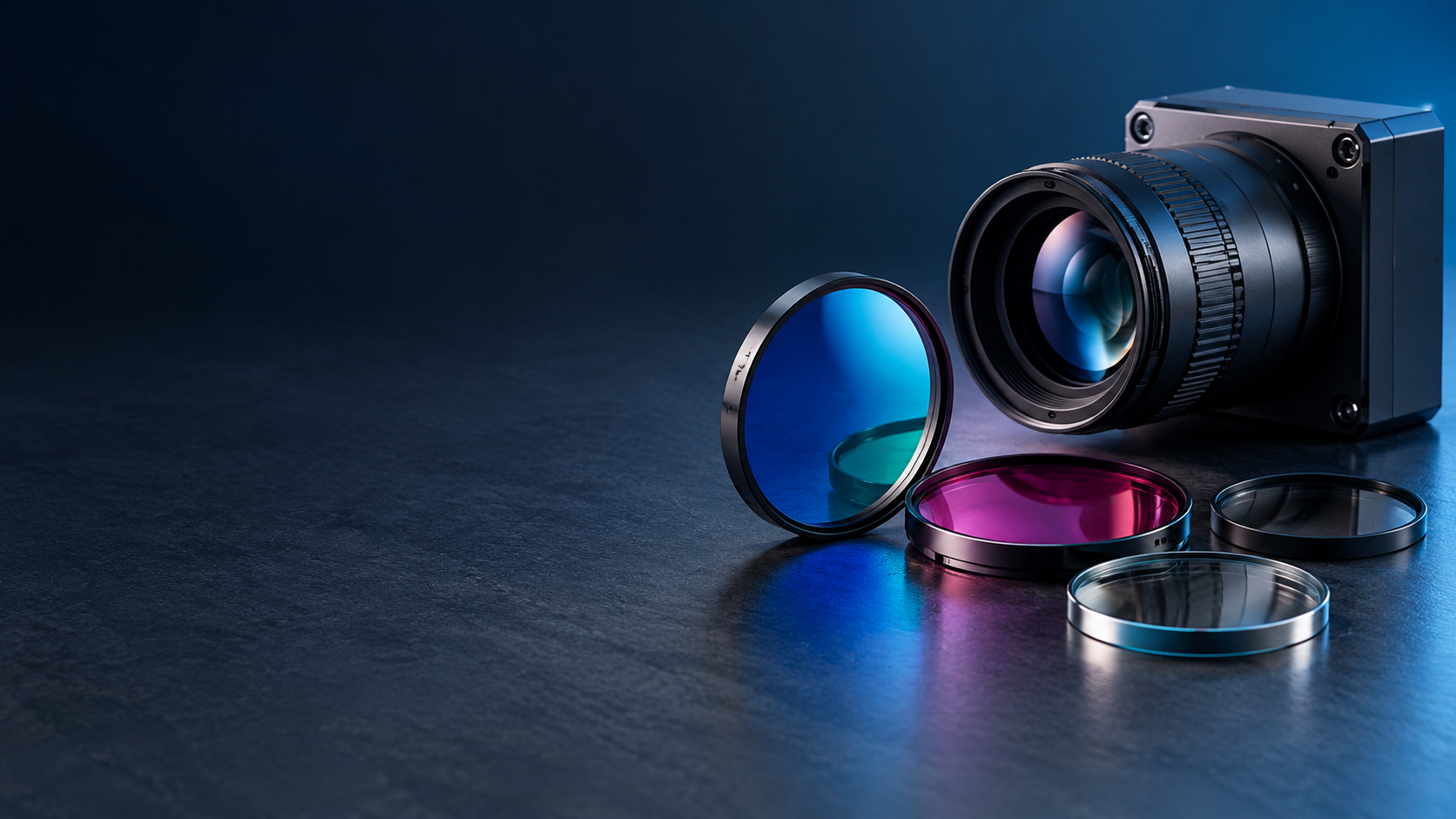 Custom machine vision optical filters for industrial inspection systems